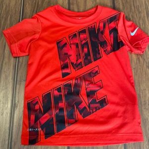 Red Nike tee